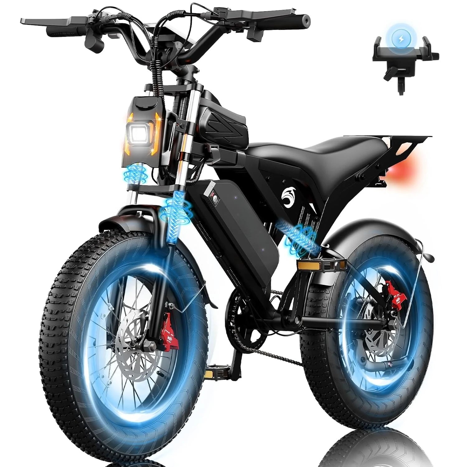 Electric for Adults, 30/38MPH 1500/2000W Peak Motor, 15/20/18/23Ah Long Range Teens Electric EBike with Dual, Customized